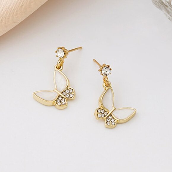 Cute Butterfly Earrings - Picture 3 of 3